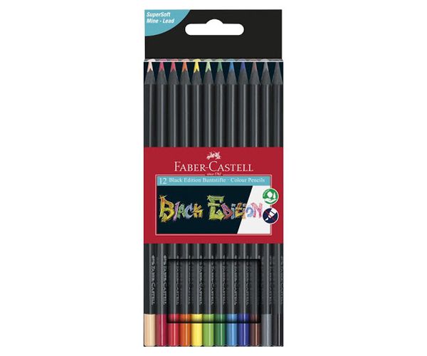 Faber-Castell: Black Edition drvene bojice 12kom