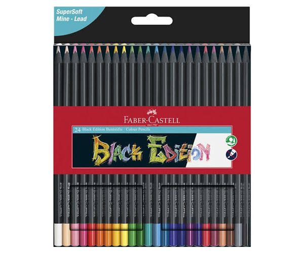 Faber-Castell: Black Edition drvene bojice 24kom