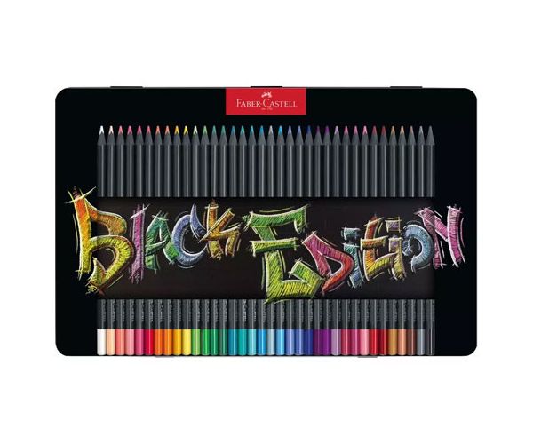 Faber-Castell: Black Edition set olovaka u boji od 36kom u metalnoj kutiji