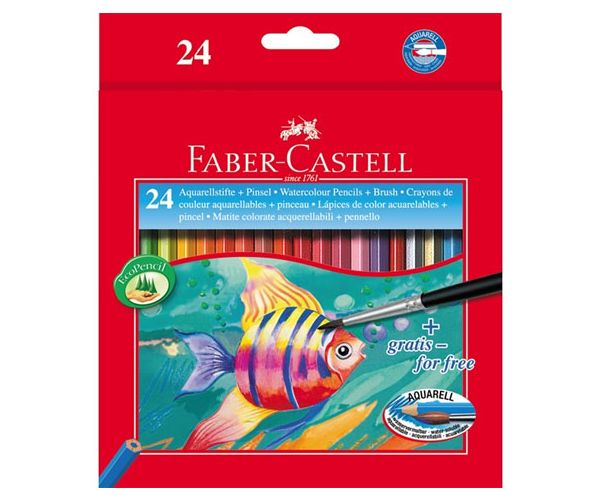 Faber-Castell: Bojice za akvarel, 24 kom