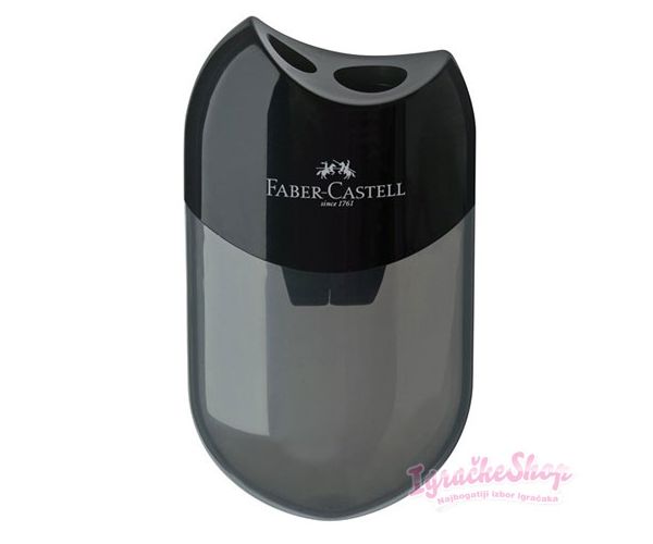 Faber-Castell: Dvostruko plastično šiljilo, crno