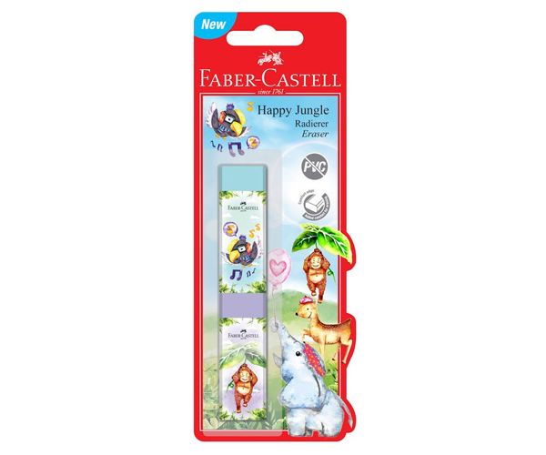 Faber-Castell: Džungla PVC gumice 2kom