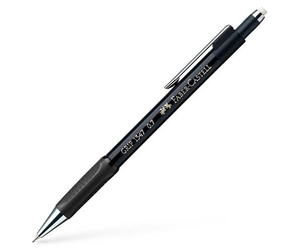 Faber-Castell: Grip 1347 crna tehnička olovka 0,7mm