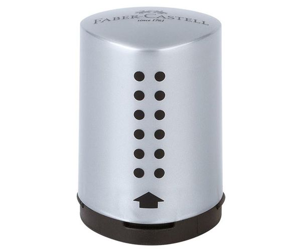 Faber-Castell: Grip 2001 mini srebrno šiljilo