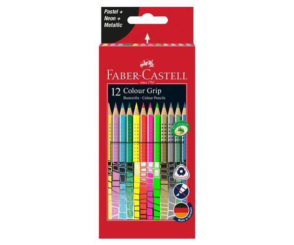 Faber-Castell: Grip drvene bojice - 12 kom