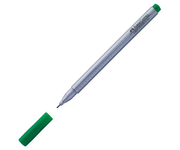 Faber-Castell: Grip Finepen 0,4mm zelena kemijska