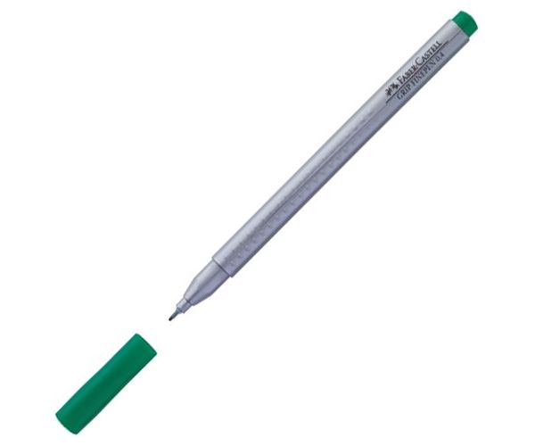 Faber-Castell: Grip Finepen smaragdno zelena kemijska 0,4mm