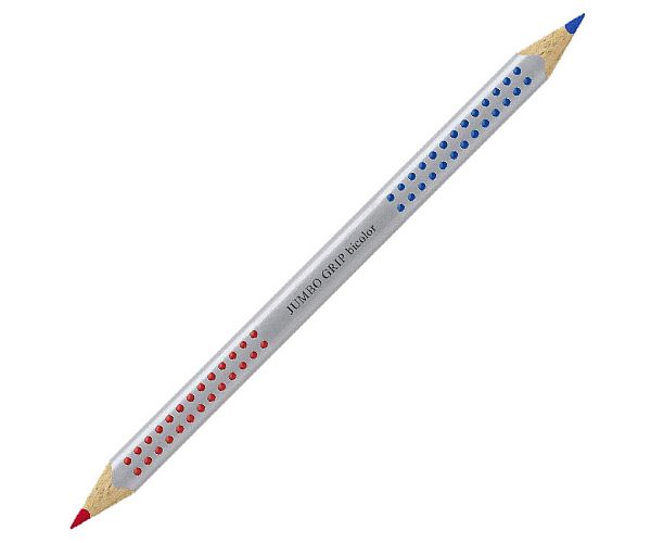 Faber-Castell: Grip Junior plavo-crvena dvostrana drvena bojica