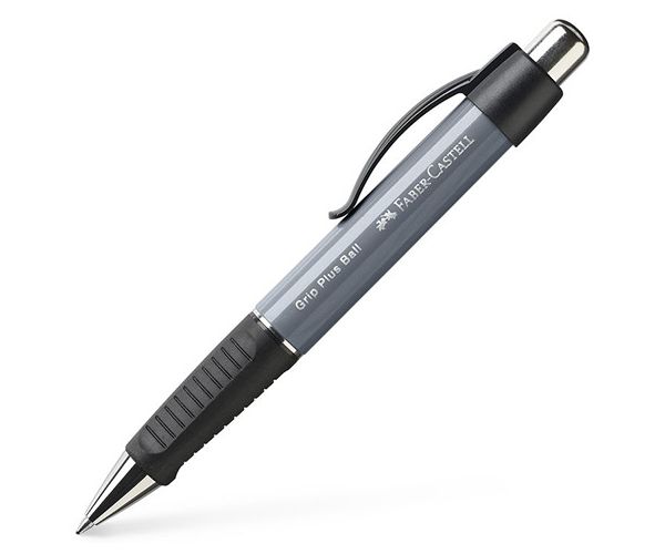 Faber-Castell: Grip Plus kemijska olovka M kameno siva