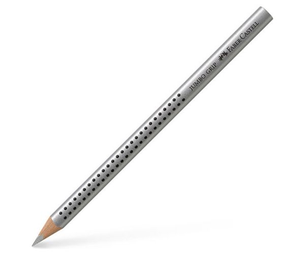 Faber-Castell: Jumbo Grip 2001 drvena bojica srebrne boje