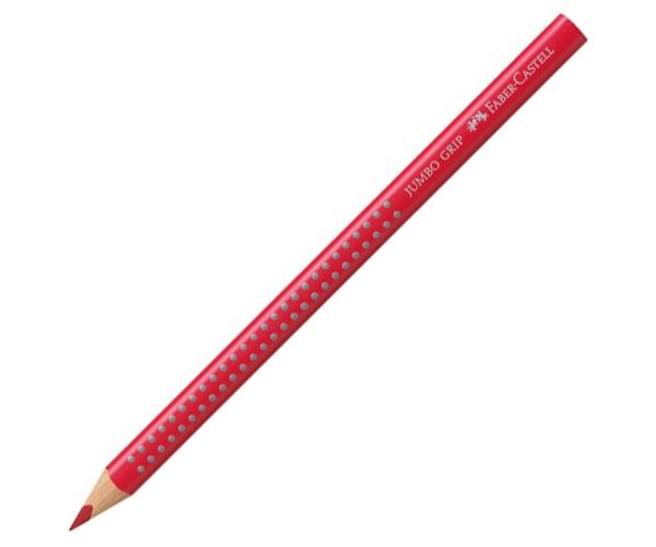 Faber-Castell: Jumbo Grip 2001 drvena bojica tamnocrvene boje