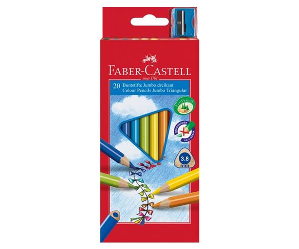 Faber-Castell: Junior bojice 20 kom, sa šiljilom