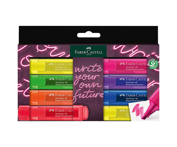 Faber-Castell: Marker za tekst 1546 set od 8 komada s neonskim bojama