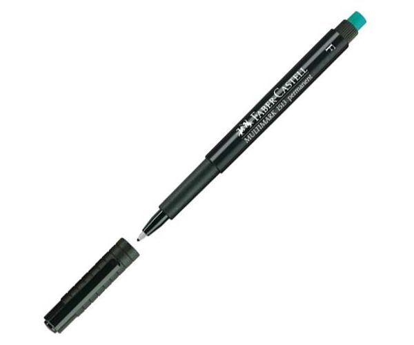 Faber-Castell: Multimark alkoholni flomaster crne boje - 0,6mm
