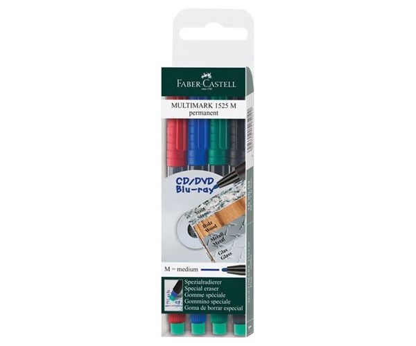 Faber-Castell: Multimark alkoholni flomaster M 1mm - 4kom