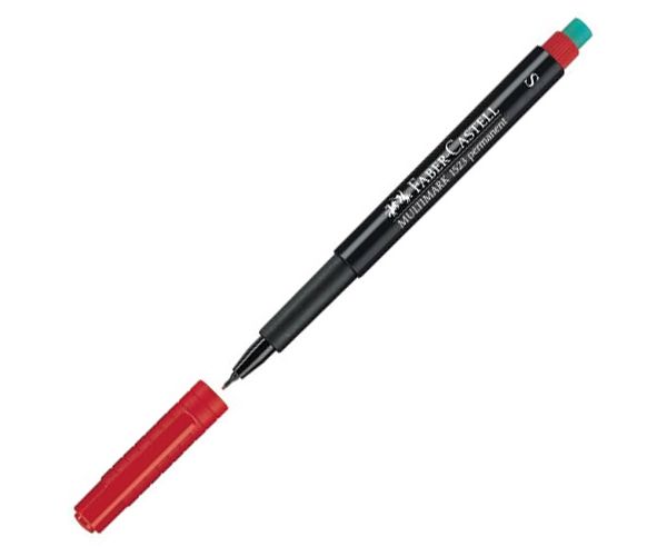 Faber-Castell: Multimark crveni alkoholni flomaster S 0,4mm