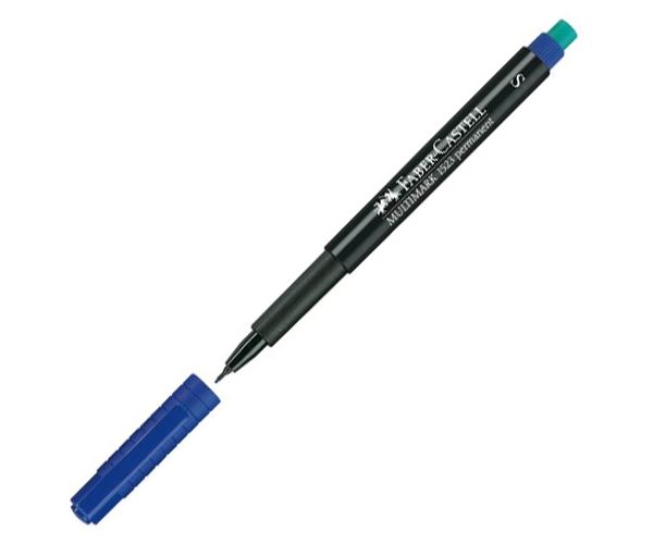 Faber-Castell: Multimark plavi alkoholni flomaster S - 0,4mm