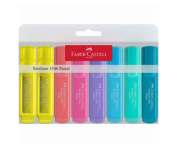 Faber-Castell: pastelni tekst markeri 8kom