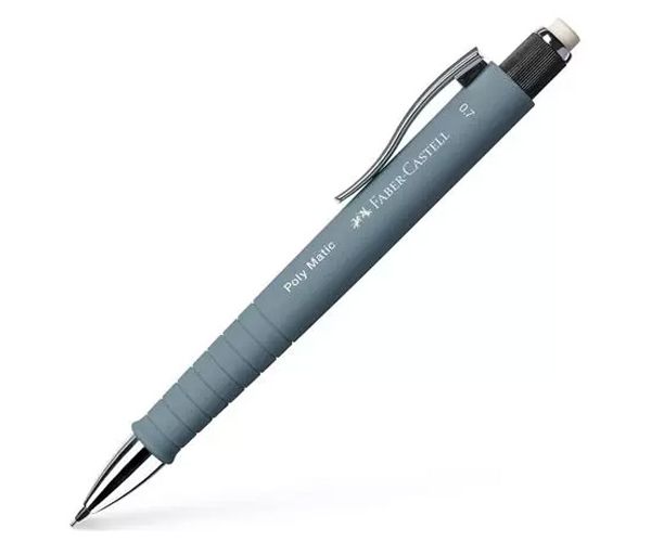 Faber-Castell: Polly Matic siva mehanička olovka 0,7mm