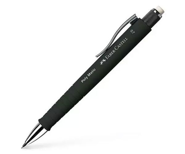 Faber-Castell: Poly Matic crna mehanička olovka 0,7mm