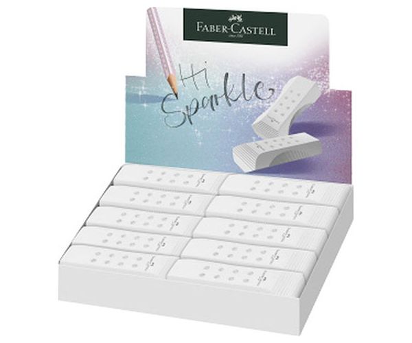 Faber-Castell: RollOn Sparkle gumica bez pvc-a bijela 1kom