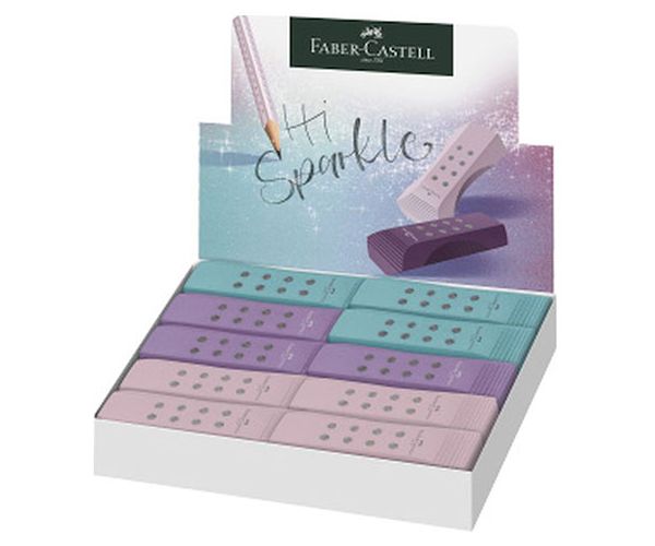 Faber-Castell: RollOn Sparkle gumica bez pvc-a u raznim bojama 1kom