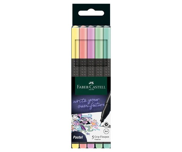 Faber-Castell: Set flomastera 0,4mm 5 kom