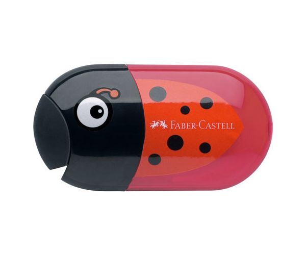 Faber-Castell: Šiljilo s likom bubamare i gumica, 2 u 1