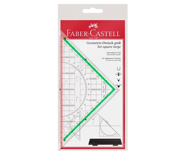 Faber-Castell: Trokutasto ravnalo 20cm