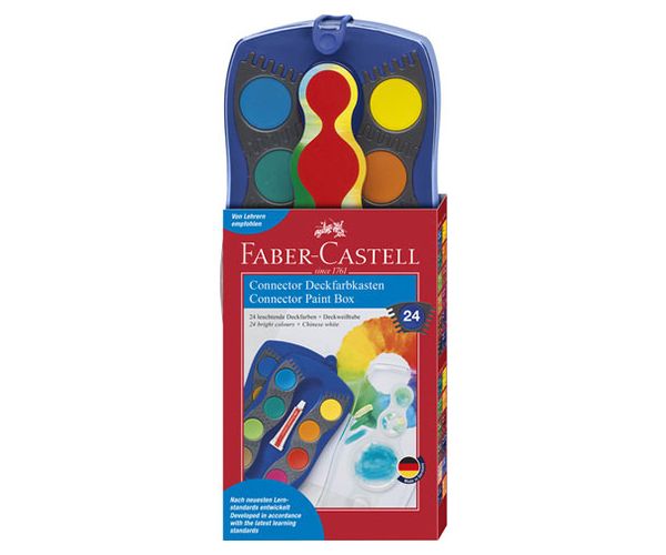 Faber-Castell: Vodene boje 24kom, plavo pakiranje