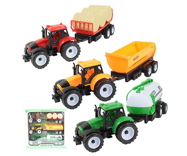 Farmer Truck: Trodijelni set sa prikolicom 28cm