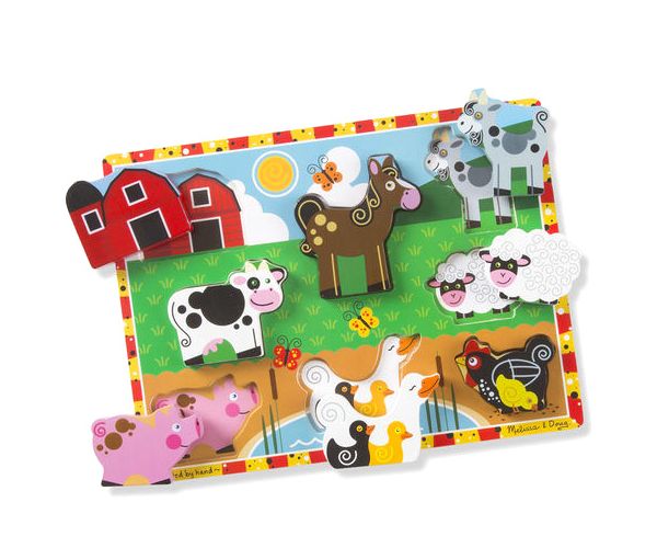 Farmske životinje drveni puzzle - Melissa & Doug