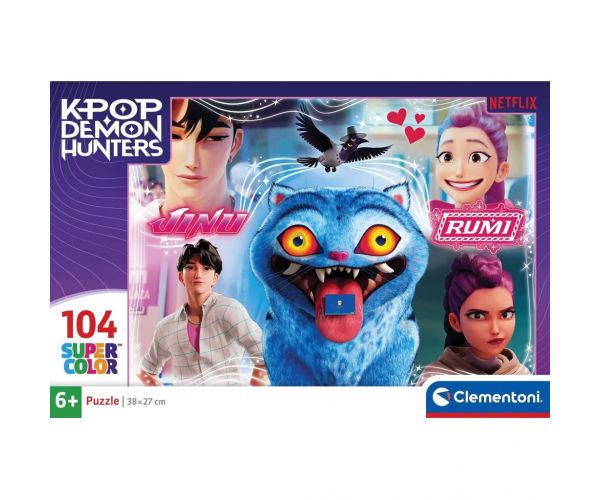 K-Pop demonlovci Derpy i prijatelji 104-dijelni SuperColor puzzle – Clementoni