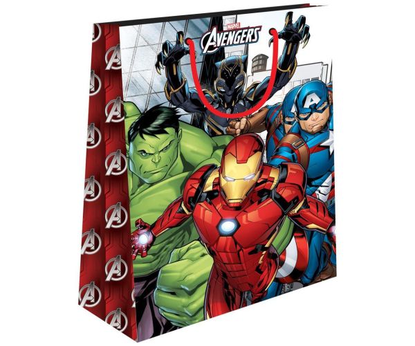 Luna: Marvel Osvetnici torba za poklone s uzorkom superjunaka 26x32x12cm