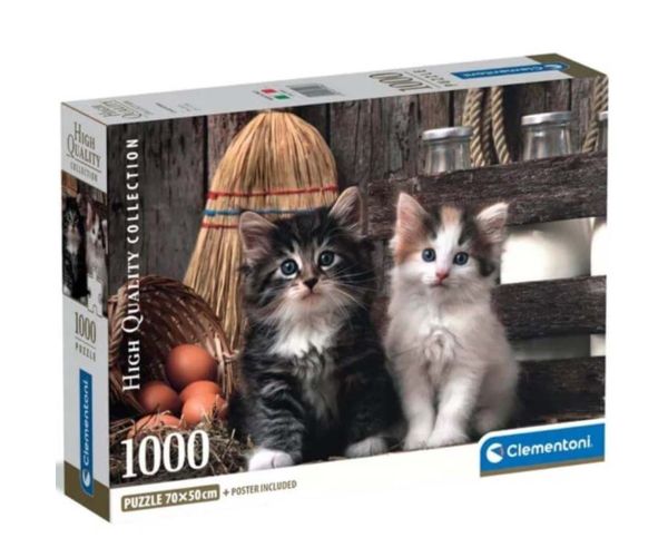 Slatki mačići HQC 1000-dijelni puzzle - Clementoni