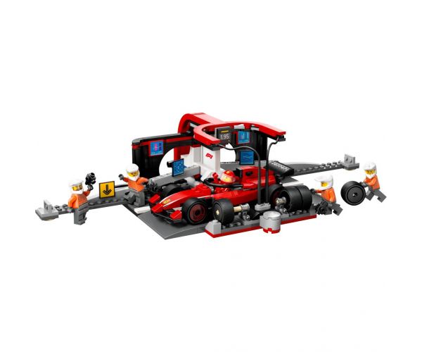 LEGO® City: F1®-ova garaža i osoblje s Ferrari autom (60443)