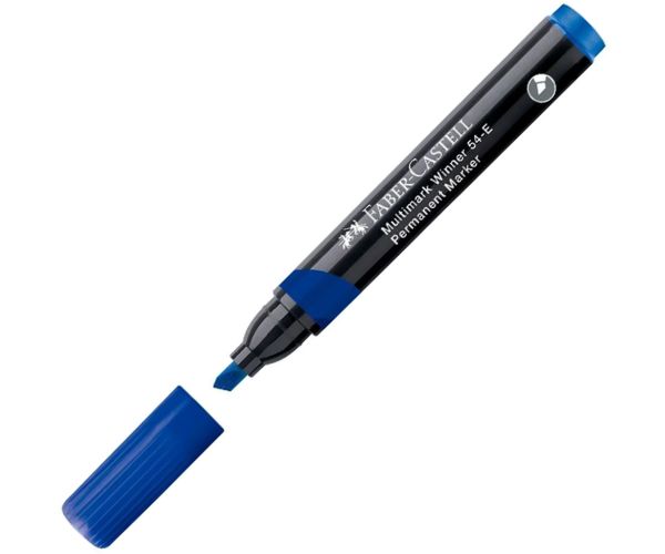 Faber-Castell: trajni marker plava alkoholna flomaster s kosim vrhom