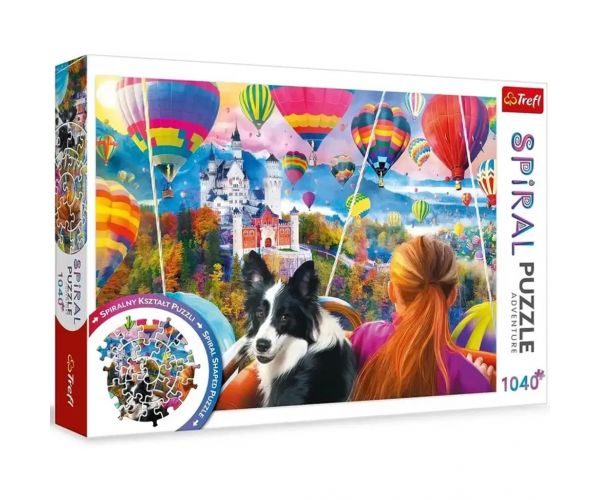 Hőlégballon fesztivál 1040db-os spirál puzzle - Trefl
