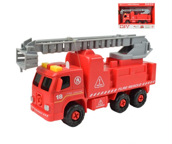 Fire Engine: Dizalica za demontažu vatrogasnog vozila s alatima i zvukom 20cm