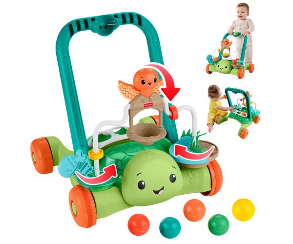Fisher-Price: Teknőcpajtis járássegítő - Mattel