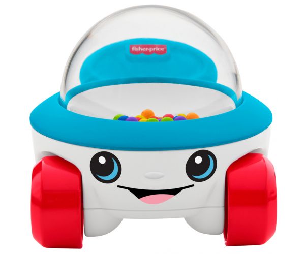 Fisher-Price: Tili-toli guralica u obliku autića sa šarenim perlicama koje poskakuju - Mattel