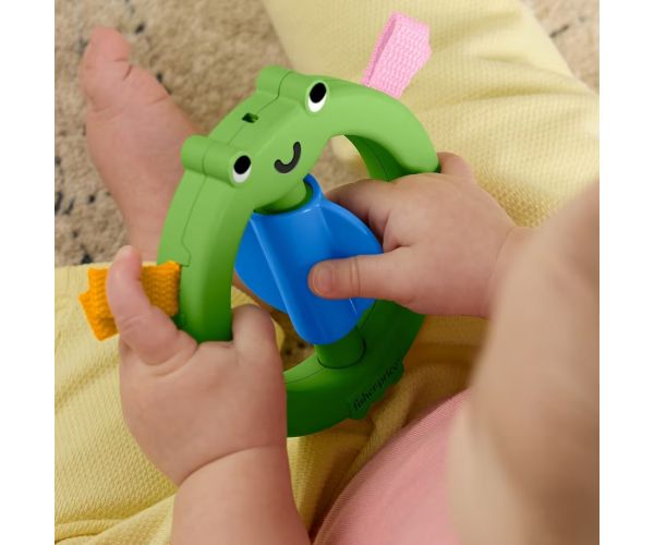Fisher-Price: Vesela životinjska grickalica sa žabicom - Mattel