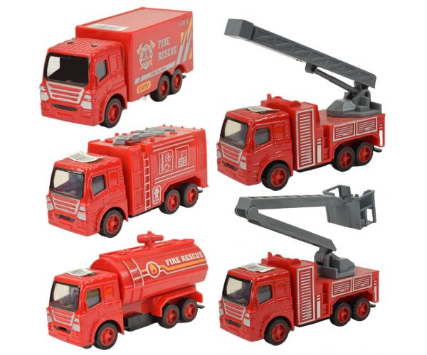 Fire Rescue: Zamašnjak vatrogasno vozilo u raznim verzijama 9,5 cm 1kom