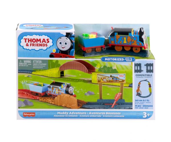 Fisher-Price: Thomas i prijatelji Motorizirana staza Muddy Adventure - Mattel