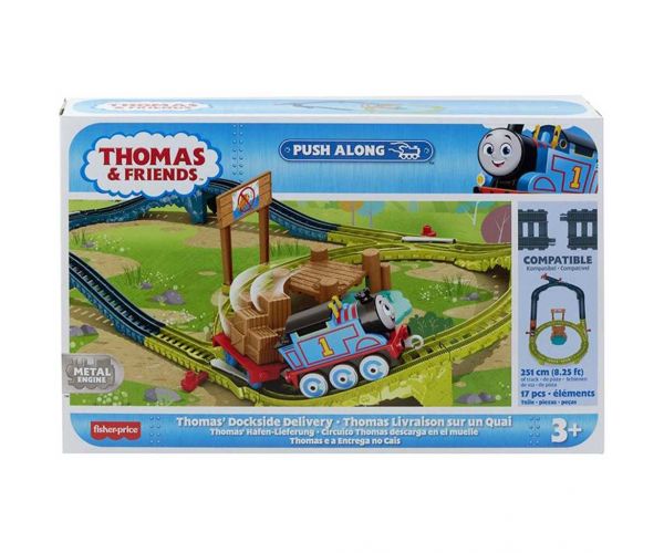 Fisher-Price: Thomas i prijatelji - Thomas' Dockside Delivery staza set - Mattel