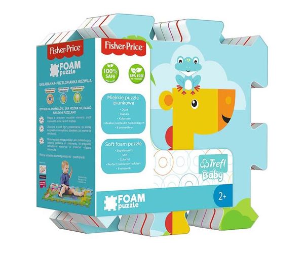 Fisher-Price Životinje spužvaste puzzle - Trefl