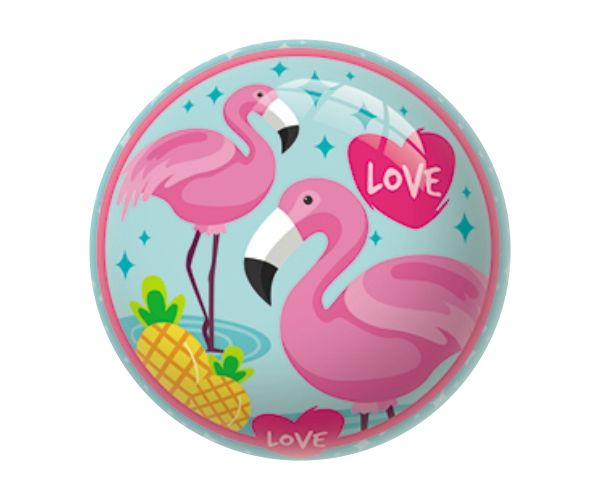 Flamingo gumena lopta 14cm