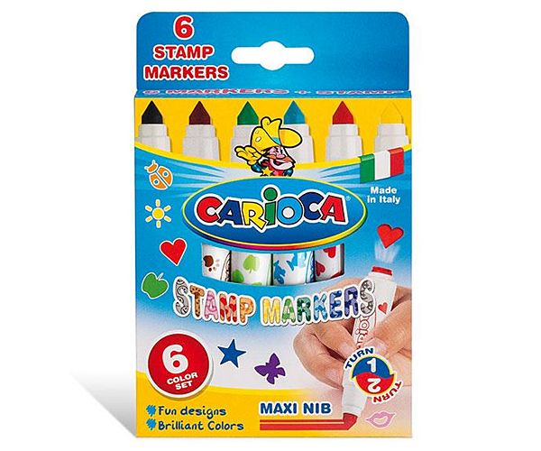 Flomaster pečat u setu 6 kom - Carioca