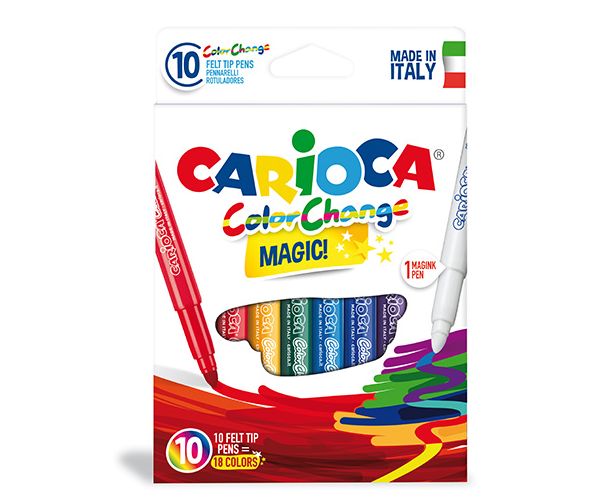 Flomasteri u setu promjenljive boje 9+1 kom - Carioca