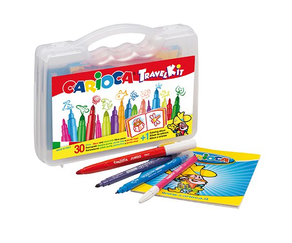 Flomasteri u setu sa bojankom - Carioca